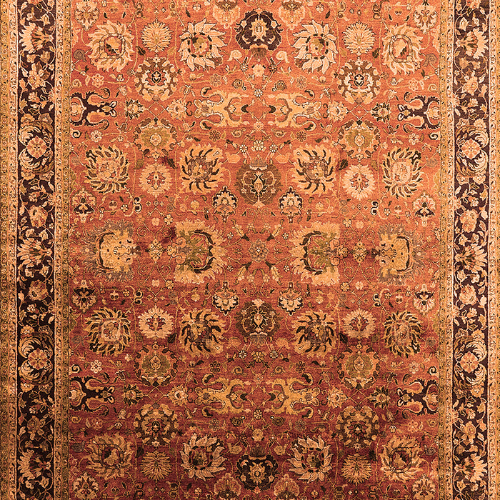 Oriental Orange Industrial Rug, urb2105org