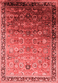 Oriental Red Industrial Rug, urb2105red