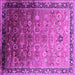 Square Oriental Pink Industrial Rug, urb2105pnk