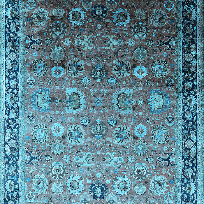Oriental Light Blue Industrial Rug, urb2105lblu