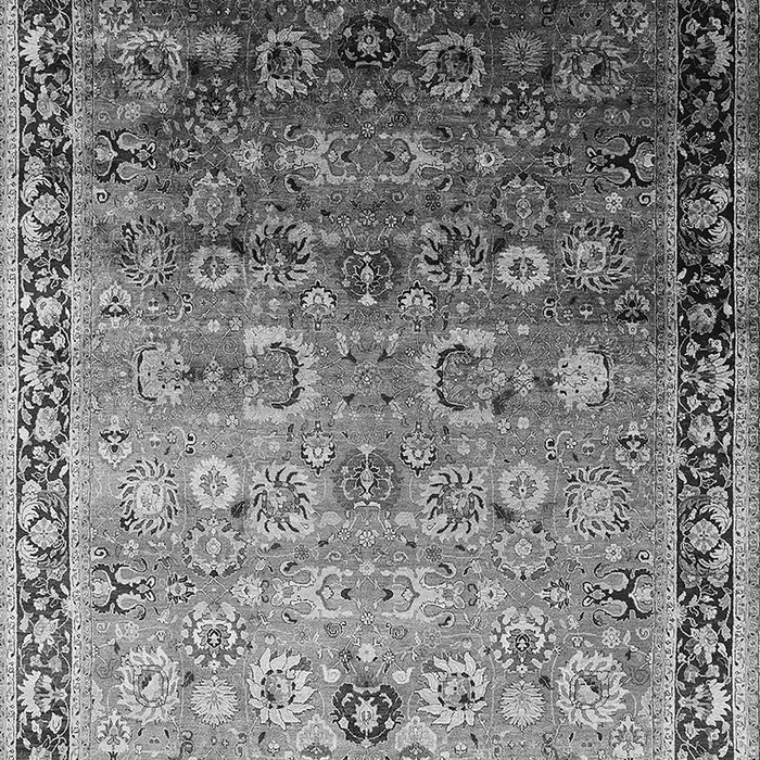 Machine Washable Oriental Gray Industrial Rug, wshurb2105gry