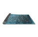 Sideview of Oriental Light Blue Industrial Rug, urb2105lblu