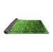 Sideview of Oriental Green Industrial Rug, urb2105grn