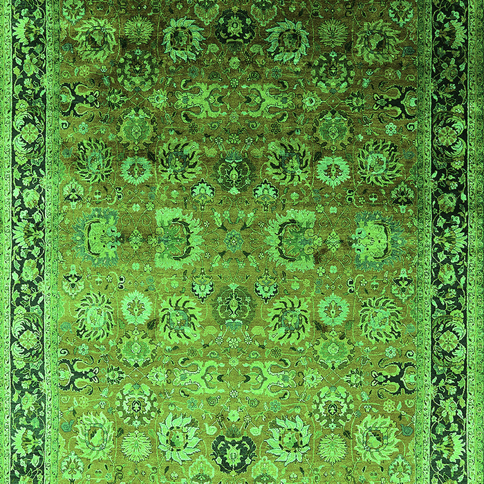 Oriental Green Industrial Rug, urb2105grn