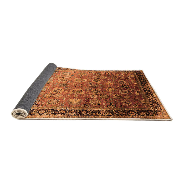 Sideview of Oriental Orange Industrial Rug, urb2105org