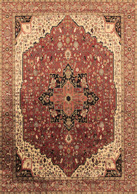 Oriental Brown Industrial Rug, urb2106brn