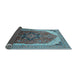 Sideview of Oriental Light Blue Industrial Rug, urb2106lblu