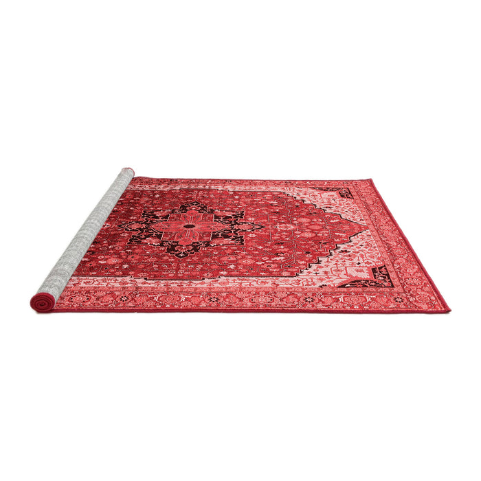 Industrial Red Washable Rugs