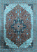 Oriental Light Blue Industrial Rug, urb2106lblu