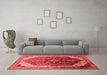 Industrial Red Washable Rugs