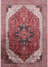 Mid-Century Modern Silver Pink Oriental Rug, urb2106