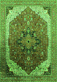 Oriental Green Industrial Rug, urb2106grn