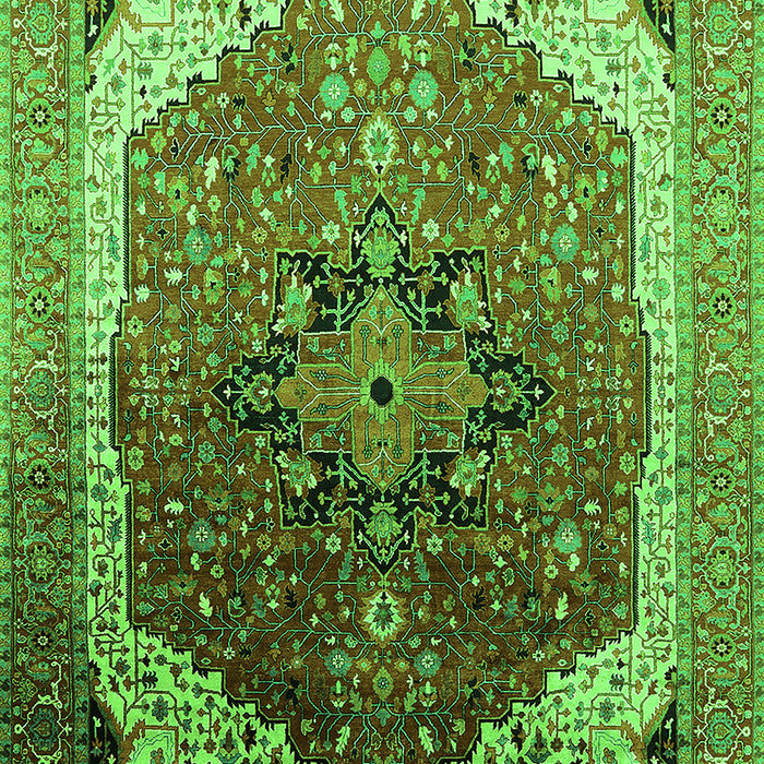 Oriental Green Industrial Rug, urb2106grn
