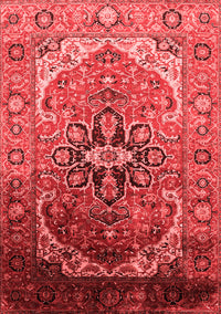 Oriental Red Industrial Rug, urb2107red