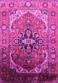 Oriental Pink Industrial Rug, urb2107pnk