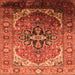 Square Oriental Orange Industrial Rug, urb2107org