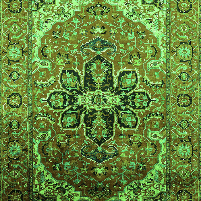 Oriental Green Industrial Rug, urb2107grn