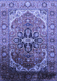 Oriental Blue Industrial Rug, urb2107blu