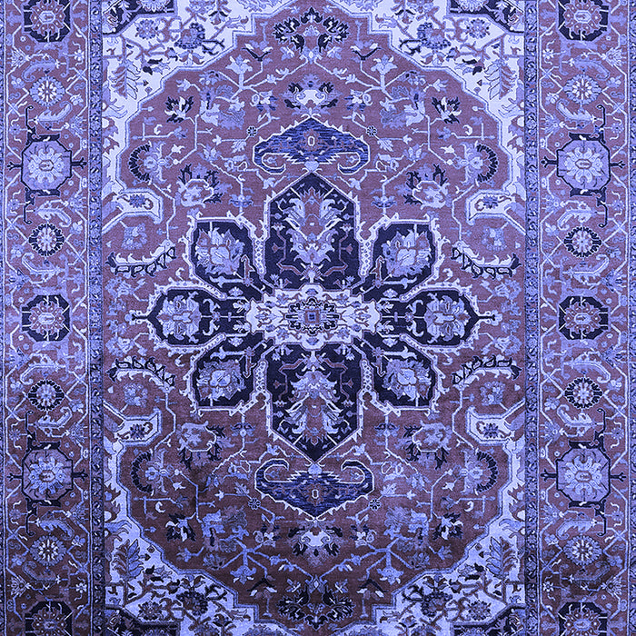 Oriental Blue Industrial Rug, urb2107blu