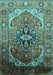 Oriental Turquoise Industrial Rug, urb2107turq