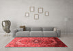 Industrial Red Washable Rugs