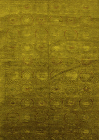 Oriental Yellow Industrial Rug, urb2108yw