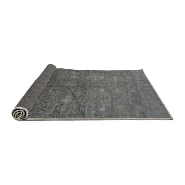 Sideview of Oriental Gray Industrial Rug, urb2108gry