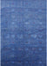 Mid-Century Modern Sapphire Blue Oriental Rug, urb2108