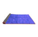 Sideview of Oriental Purple Industrial Rug, urb2108pur