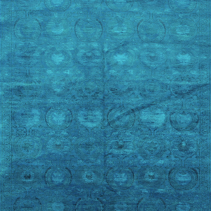 Oriental Turquoise Industrial Rug, urb2108turq