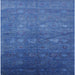 Square Mid-Century Modern Sapphire Blue Oriental Rug, urb2108