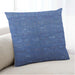 Lifestyle Image of Mid-Century Modern Urban Square Sapphire Blue Throw Pillow, 18 inch by 18 inch, pwurb2108