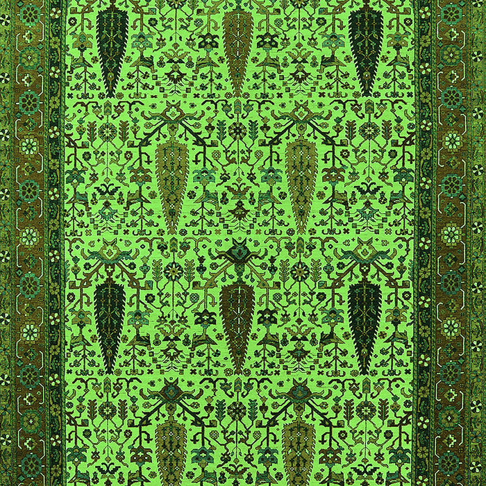 Oriental Green Industrial Rug, urb2109grn