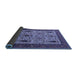 Sideview of Oriental Blue Industrial Rug, urb2109blu