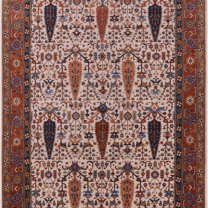 Machine Washable Industrial Modern Camel Brown Rug, wshurb2109