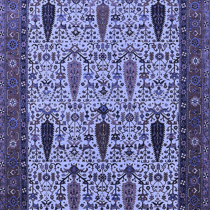 Oriental Blue Industrial Rug, urb2109blu
