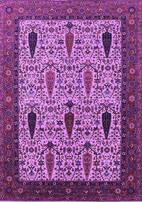 Oriental Purple Industrial Rug, urb2109pur