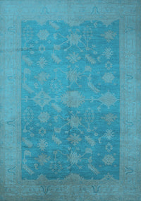 Oriental Light Blue Industrial Rug, urb2110lblu