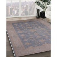 Mid-Century Modern Pink Oriental Rug, urb2110