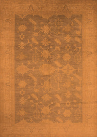 Oriental Orange Industrial Rug, urb2110org