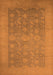 Oriental Orange Industrial Rug, urb2110org