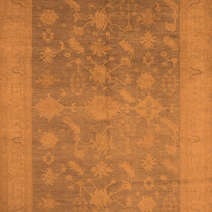 Oriental Orange Industrial Rug, urb2110org