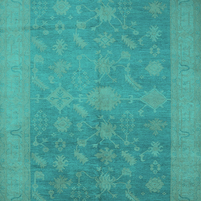 Oriental Turquoise Industrial Rug, urb2110turq