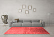 Industrial Red Washable Rugs