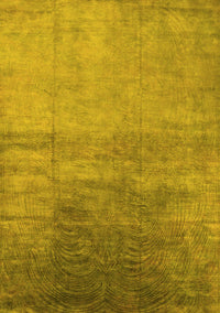 Oriental Yellow Industrial Rug, urb2111yw