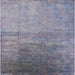 Square Mid-Century Modern Blue Gray Oriental Rug, urb2111