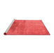 Industrial Red Washable Rugs