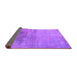 Sideview of Oriental Purple Industrial Rug, urb2111pur