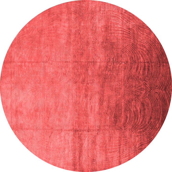 Machine Washable Oriental Red Industrial Rug, wshurb2111red