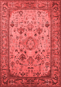 Oriental Red Industrial Rug, urb2112red